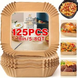 Home 125pcs air fryer paper