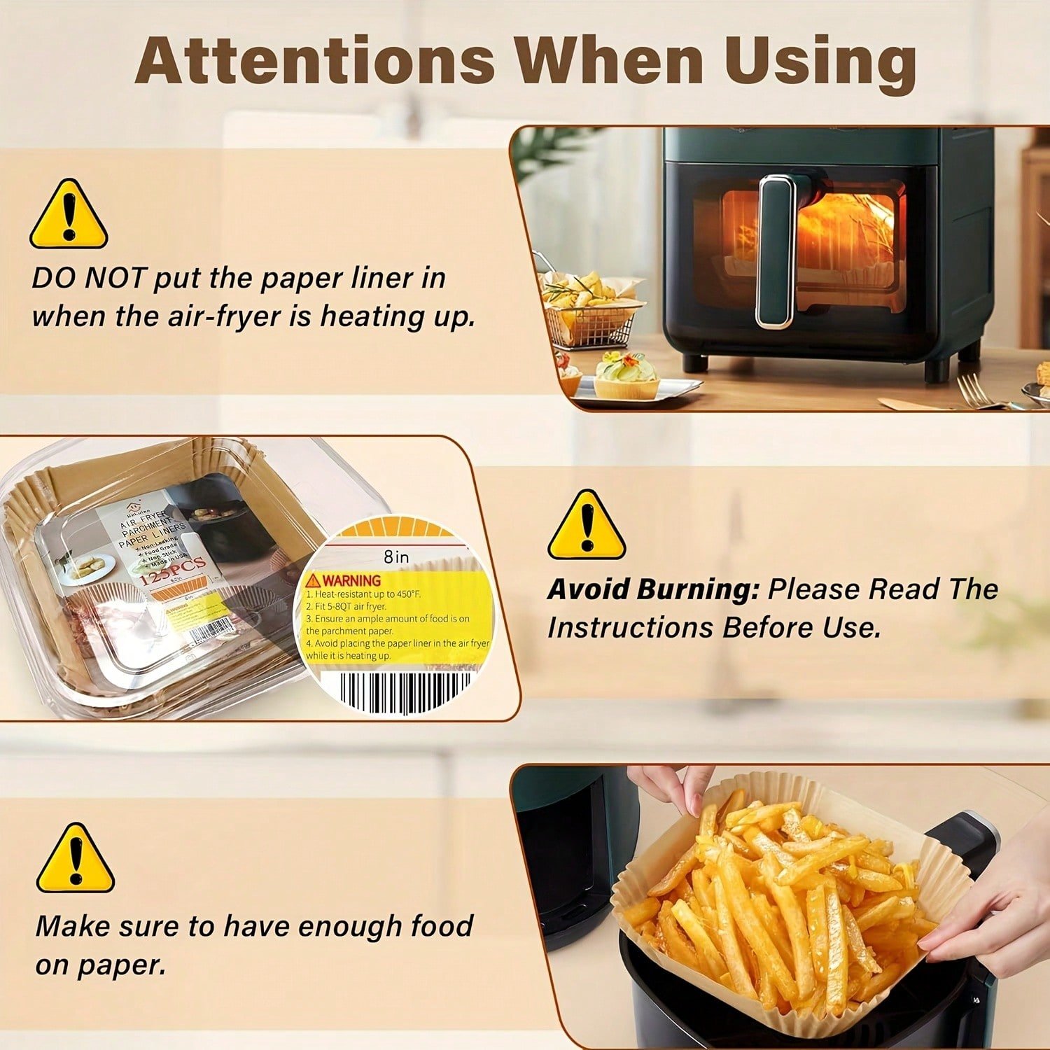 125pcs air fryer paper 125pcs air fryer paper